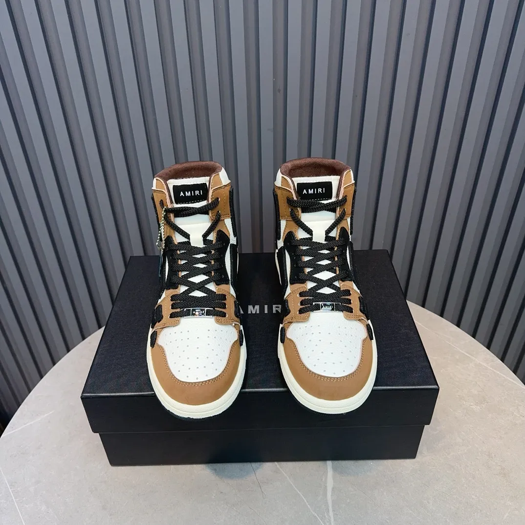 Men's shoes💰620💰 AMIRI AMIRI trendy brand hot sale🔥 Available all year round✅Couples💑 Official website synchronization Imported fabrics 1⃣️ratio 1⃣️Re-engraved, original factory special original sole, 35-45 (38.45. Non-refundable)